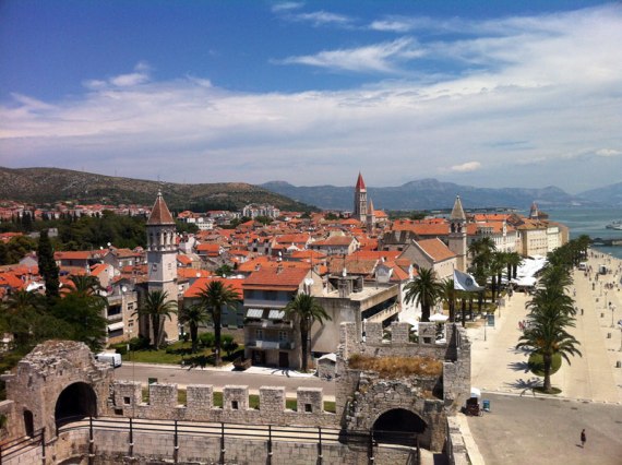 Die Altstadt vom Festungsturm aus gesehen