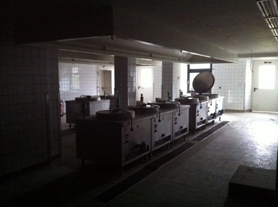 Großküche der belgischen Armee auf Vogelsang