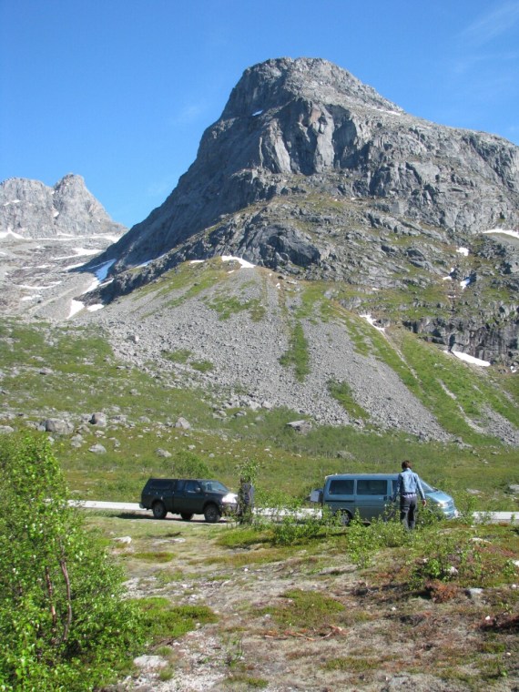 Lagerplatz bei Tromsø
