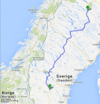 Die dritte Etappe führt uns von Ytterhogdal bis Jokkmokk (750 km).