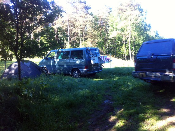 Morgens nahe Göteborg.