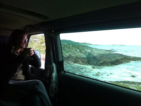 Frühstück mit Privatstrand.