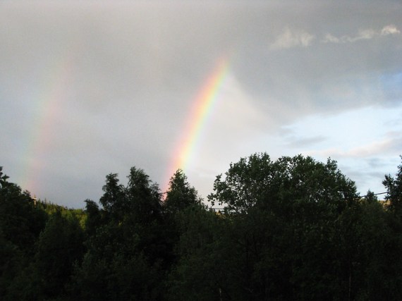 Regenbogen nach dem Gewitter