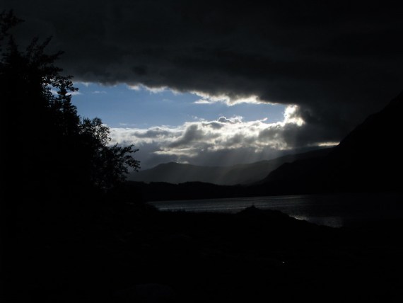 Ein Lichtspektakel kündigt sich an