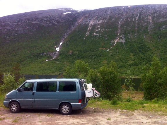 Gebirgiges Camp im Dovrefjell-Sunndalsfjella-Nationalpark.