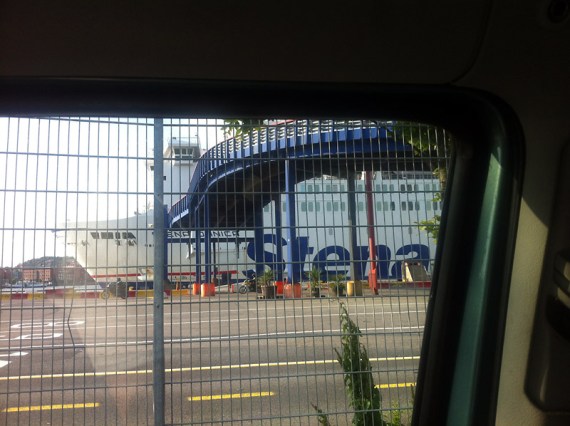 Blick aus der Schiebetür