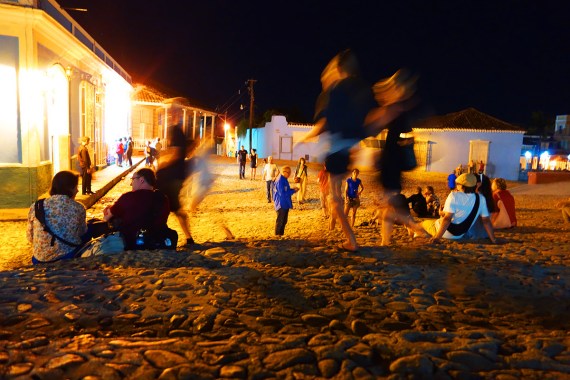 Die Treppe an der Iglesia de la Santisima, Trinidad 